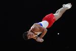22-årige Artur Dalaoyan  var en af små 200 russiske atleter, der var i aktion ved de mange EM-konkurrencer.  Andy Buchanan/Ritzau Scanpix