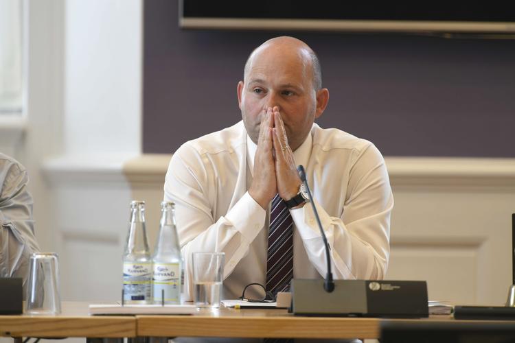 Erhvervs-, Vækst- og Eksportudvalget havde i dag justitsminister Søren Pape Poulsen (K) i samråd om Danske Banks involvering i hvidvask. Tariq Mikkel Khan/Ritzau Scanpix