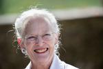Dronning Margrethe fotograferet på Château de Cayx i Sydvestfrankrig tidligere i dag.  Fred Lancelot/Ritzau Scanpix