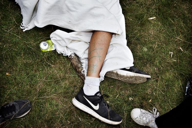 I 2016 fik mange unge svære alkoholforgiftninger, da de var til fest i Dyrehaven. Sidste år gik det ikke nær så galt.  Martin Lehmann/POLFOTO