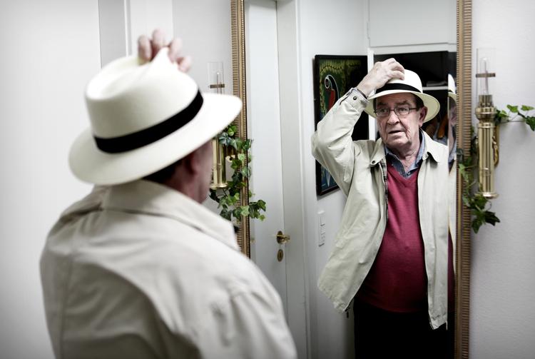 Benny Andersen døde torsdag i en alder af 88 år.     Niels Hougaard/POLFOTO