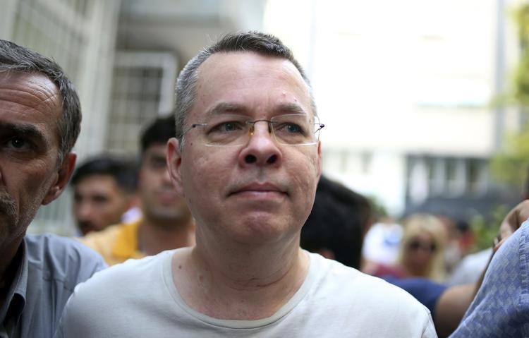Den amerikanske præst Andrew Craig Brunson, der er i husarrest i Tyrkiet. Emre Tazegul/Ritzau Scanpix