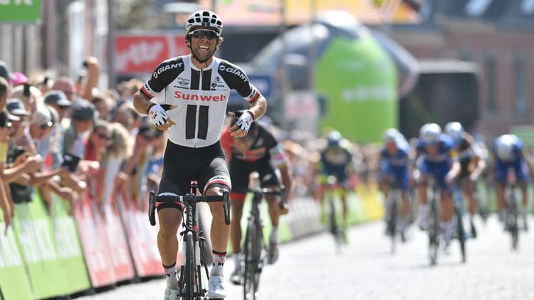 Michael Matthews slutter uimodståeligt af på sidste etape i Binck Bank Tour. Foto: Binck Banck Tour. 