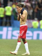  Yussuf  Poulsen scorede og assisterede, da Leipzig spillede sig videre til 2. runde af den tyske pokalturnering.  Martin Meissner/AP