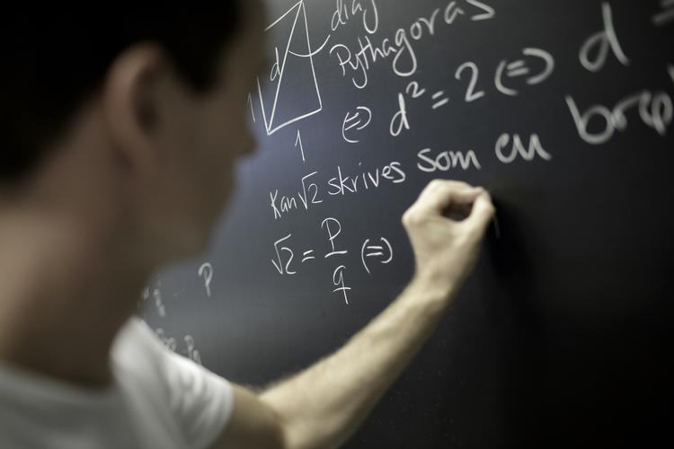 Myten har været, at børn af akademikerforældre vælger de humanistiske fag som samfundsfag, engelsk og andre sprogfag, men børn af akademikere vælger fysik, kemi og matematik. Miriam Dalsgaard/POLFOTO