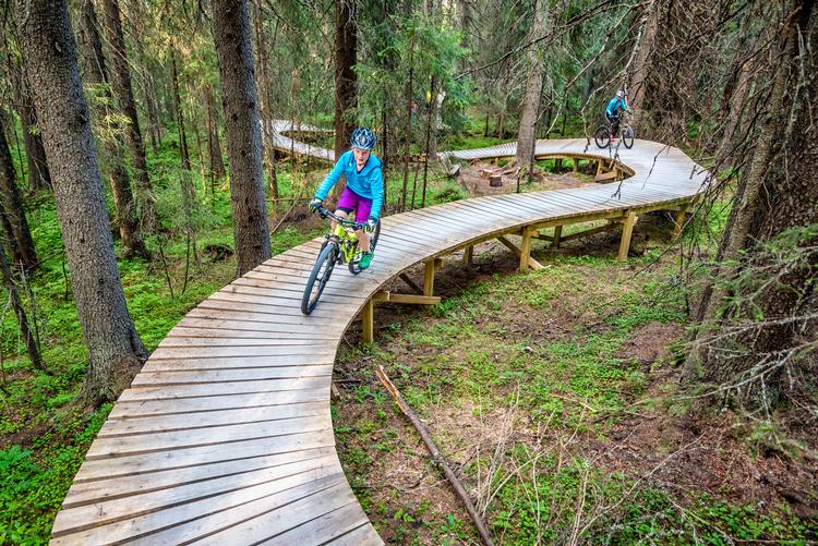Stykket her er en del af det store mountainbikesystem Gullia i norske Trysil. Fredrik Otterstad