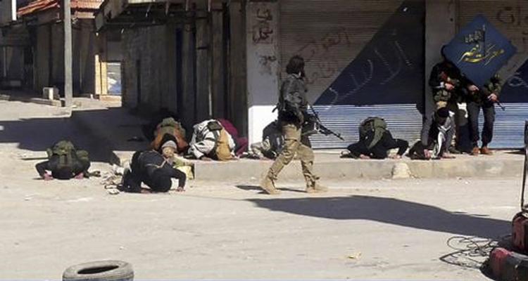 Dilemma. Styrker med tilknytning til al Qaeda udgør kernen i modstanden mod præsident Assad, Iran og Rusland.
     Al-Nusra/AP
