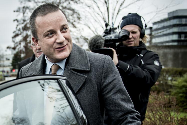Tidligere chef i PET Jakob Scharf er tiltalt for i bogen 'Syv år for PET' at afsløre oplysninger, der er »af væsentlig betydning for statens sikkerhed«. Johansen Linda/POLFOTO