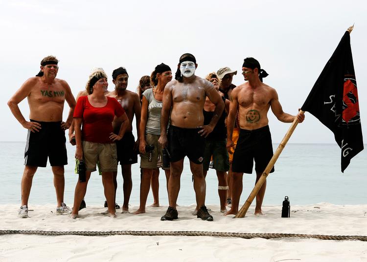 Et holdfoto fra 'Robinson Ekspeditionen' 2007. TV3/Viasat
