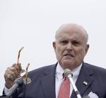 Leder af Donald Trumps juridiske team fra april i år Rudy Giuliani. Charles Krupa/AP