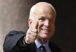 
    John McCain under hans kampagne i 2008. Gerald Herbert/AP