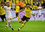 Også i sin anden kamp for Borussia Dortmund vandt Thomas Delaney (th.). Sascha Schuermann/Ritzau Scanpix