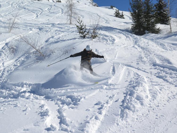 Landsbyen i 1.250 meters højde, der udtales Vo-cha-ni, har knap så travle pister som Alpe d'Huez. Vaujany er med den bløde sne, snævre pister omgivet af nåletræer og larmende tavshed den bejlende lillebror. Sebastian Risbøl