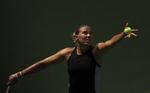 Kaia Kanepi leverede sensationen mod Simona Halep. Andres Kudacki/AP