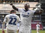 Dame N’Doye scorede igen for FC København mod SønderjyskE i Parken, hvor han skal være på toppen torsdag aften, hvis københavnerne skal slå Atalanta og spille sig ind i gruppespillet i Europa League.
   Poulsen Lars/POLFOTO