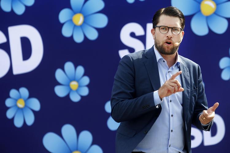 SD er prygelknabe for alle øvrige partier, som med forskellig stemmeføring afviser at samarbejde med Jimmie Åkesson (billedet) og co. Mats Andersson/AP