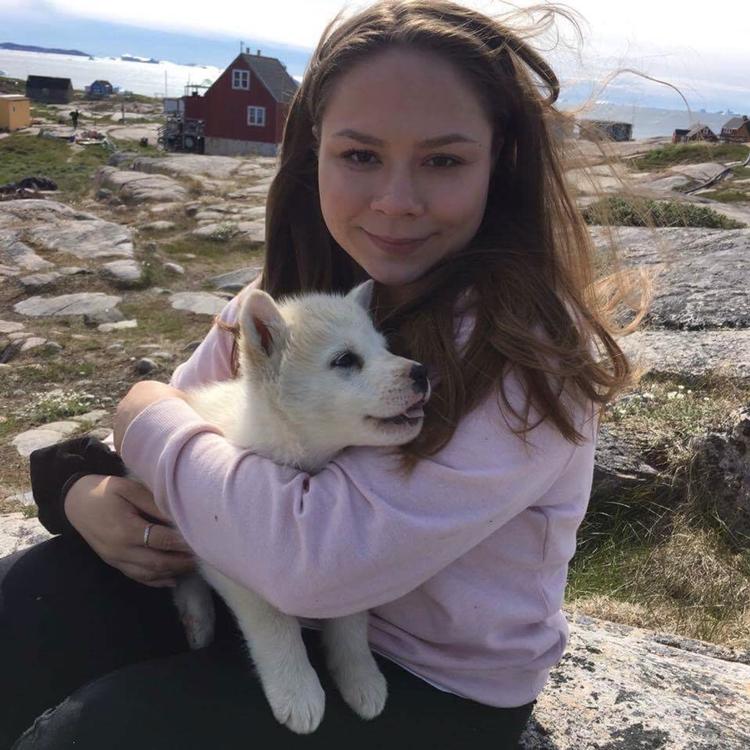 Kamilla Østergaard Madsen er grønlandsk, men læser psykologi på Syddansk Universitet, fordi uddannelsen ikke udbydes i Grønland.  Privatfoto