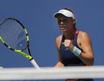 Caroline Wozniackis i 2. runde mod Lesia Tsurenko starter ca. kl 4 om natten dansk tid. Frank Franklin Ii/AP