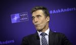 Den tidligere danske statsminister sad i spidsen for Nato fra 2009 til 2014 og blev efterfulgt af Jens Stoltenberg.  Virginia Mayo/AP