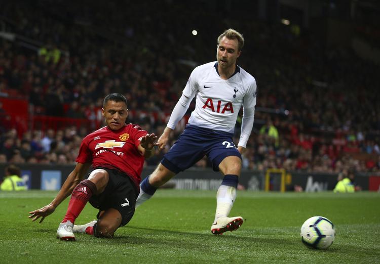  Christian Eriksen og Tottenham har været med i Champions League i de to foregående sæsoner.  Dave Thompson/AP