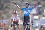Alejandro Valverde har allerede den første etapesejr i hus i årets Vuelta, og den hentedes i en finale, der minder en hel del om dagens.
   Jorge Guerrero/Ritzau Scanpix