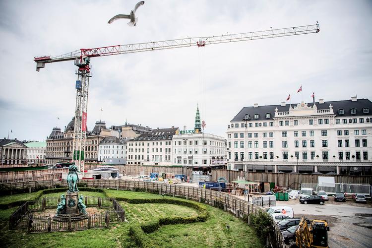 Metrobyggeriet har gjort Kongens Nytorv til en skrammelplads i årevis og bidraget til mismodet, mener Bettina Heltberg Jakob Jørgensen/POLFOTO