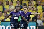  Bubacarr Sanneh nåede at score tre gange for FCM – blandt andet et vigtigt mål i Brøndby i maj, da Herning-klubben blev mestre.  Jens Dresling/POLFOTO