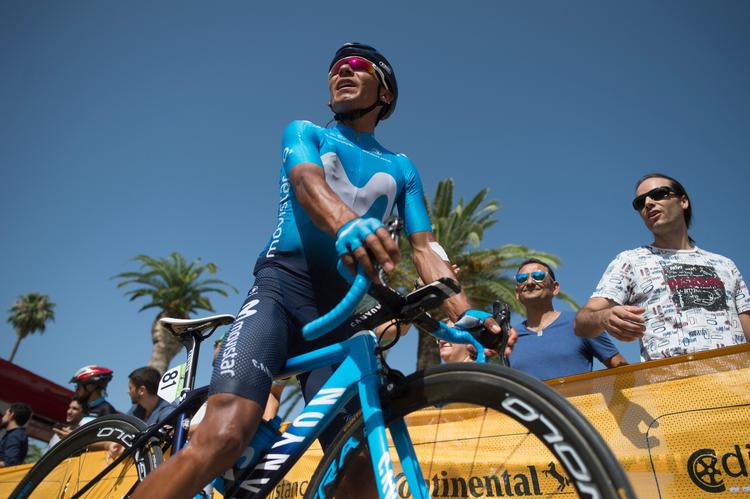 Colombianeren Nairo Quintana har klaret sig fint gennem Vueltaen hidtil, og i dag kommer han ind i sit yndlingsterræn.
   Jorge Guerrero/Ritzau Scanpix