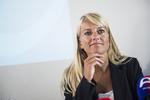 Pernille Vermund, har skåret det hele ud i pap: Nye Borgerlige er klar til at lade Lars Løkke Rasmussen (V) falde som statsminister, hvis han ikke accepterer partiets tre ufravigelige krav. Ólafur Steinar Gestsson/Ritzau Scanpix