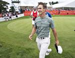 Trods otte birdies og en sidste runde i 68 formåede Thorbjørn Olesen ikke selv at sikre sig den direkte Ryder Cup-kvalifikation, men det endte alligevel lykkeligt i Silkeborg. Henning Bagger/Ritzau Scanpix
