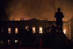 Skaderne på nationalmuseet er voldsomme. Leo Correa/AP