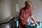 "Jeg er bare en blandt mange praktiserende læger, der stopper før tid”, siger praktiserende læge Eva Lind, der stopper 1. oktober. Thomas Borberg/POLFOTO