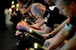 
    Vægttræning, løbebånd, maskiner, fitness, yoga, spinning, pilates. Sved, drikkedunke, sportsernæring, omklædningsrum, sportstasker.
Crosstrainer, crossfit, vægtskiver, talkum, kettlebells - alt hvad der har at gøre med fitness og træning. Sundhed, livsstil, styrketræning.
   Finn Frandsen/POLFOTO