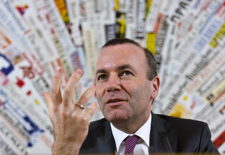 CSU-politiker, Manfred Weber kandiderer åbent til at blive formand for EU-Kommissionen efter Jean-Claude Juncker. Domenico Stinellis/AP