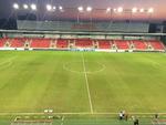 Stadion i Trnava venter på både spillere og tilskuere.  Søren Lissner 