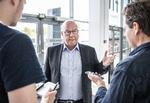 DBU's formand Jesper Møller udtaler sig om konflikten mellem DBU og Spillerforeningen. Anders Kjærbye/Ritzau Scanpix