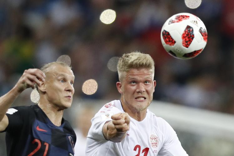 Siden udtagelsen af den danske trup 20. august er der sket én ændring: Andreas Cornelius (th.) har skiftet klub. Efrem Lukatsky/AP