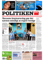 A-forsiden_Sø Politiken 09-09-2018 Lands 1udg