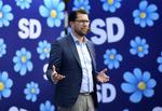 
    Jimmie Åkesson er i åben strid med public-service kanalen SVT.
 Fredrik Sandberg/AP