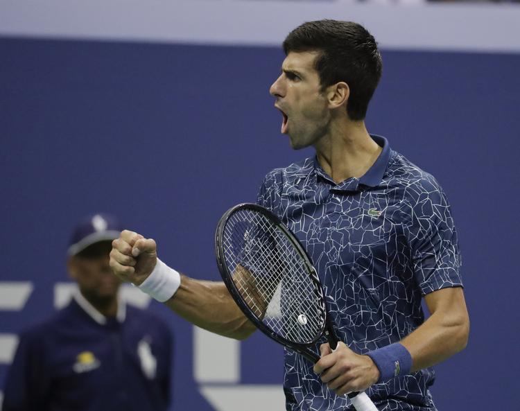 Novak Djokovic lavede også fejl i finalen, men han gjorde alting rigtigt på de rigtige tidspunkter, og det skaffede ham endnu en stor sejr. 
   Julio Cortez/AP