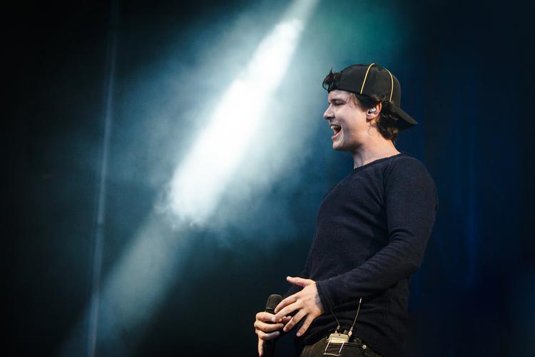 Lukas Graham på dette års Tønder Festival. Nu har bandet med Lukas Forchhammer, Mark Falgren og Magnus Larsson netop annonceret to store koncerter i Danmark til næste år.  Per Lange/Ekstra Bladet