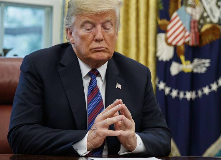 Den amerikanske præsident, Donald Trump, er utilfreds med, at Kina sælger langt flere varer til USA end omvendt. Evan Vucci (arkiv) /AP