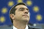 Alexis Tsipras fotograferet i Europa Parlamentet i dag. Jean-francois Badias/AP