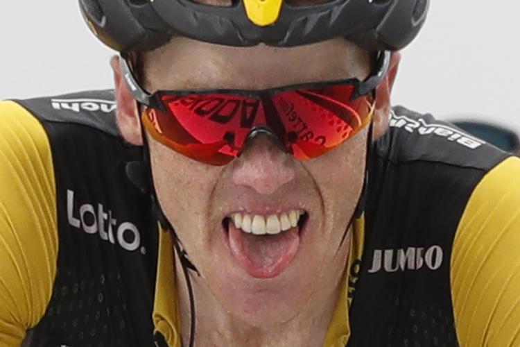 Steven Kruijswijk imponerede på enkleltstarten og har nu meldt sig som seriøs udfordrer til Simon Yates.
   Peter Dejong/AP