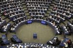 Medlemmer af EU-parlamentet ved afstemningen om Ungarns brud med EU-værdier. Jean-francois Badias/AP