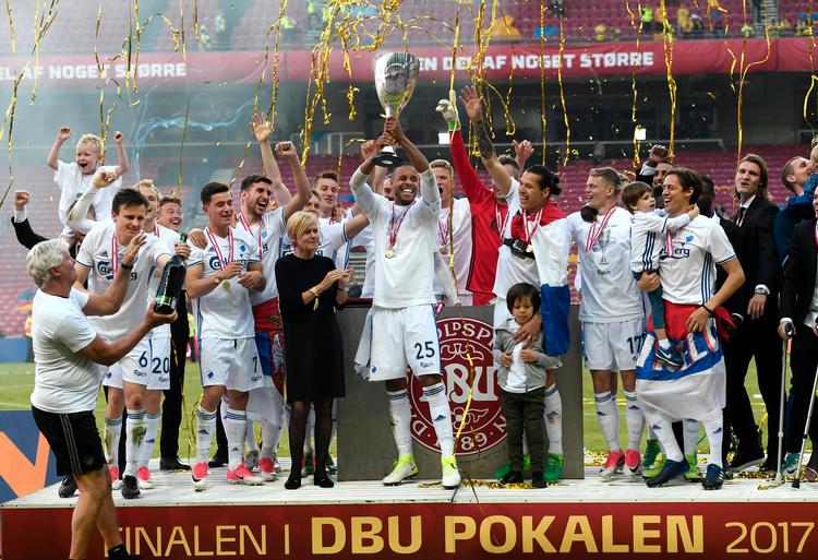 For halvandet år siden vandt FC København pokalfinalen med en sejr over Brøndby. Næste opgave i den turneringen for FCK er Viby IF fra jyllandsserien. Poulsen Lars/POLFOTO