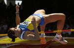 Ukrainske Lyudmila Blonskas positive dopingtest fra OL i Beijing har været med til at udløse en bronzemedalje til britiske Kelly Sotherton. David Phillip/AP