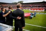 I øjeblikket spiller det danske landshold Nations League, men i 2020 kan det blive til EM-kampe på dansk grund for landstræner Åge Hareide og hans spillere. Jens Dresling/POLFOTO