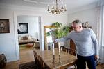 René Kempfner fra Nørrebro i København skar med et slag 2.000 kroner af den månedlige renteudgift på sit andelsboliglån, da han skiftede bank. Jens Dresling/POLFOTO