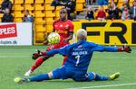 Jonathan Amon åbnede scoring i Farum. Anders Kjærbye/Ritzau Scanpix